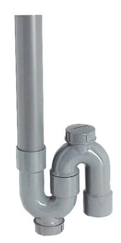 Siphon Machine à Laver Vertical Avec Bouchons - PRONORM