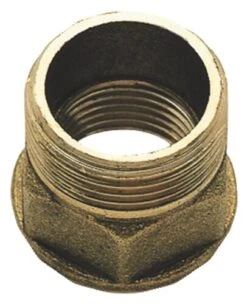 Mamelon Réduit Mâle Femelle Laiton Brut - F15/21 M20/27 - 243G