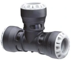 Té égal 90° Plastique Enclipsable ø20 Pour Tube PE - PLASSON