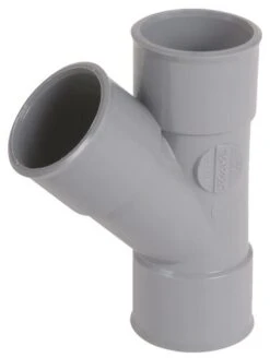 Culotte PVC 45° Triple Femelle ø32 - NICOLL
