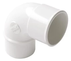 Coude PVC Blanc 87.30° Mâle Femelle ø40 - NICOLL