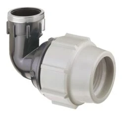 Coude 90° à Compression Femelle 40/49 Pour Tube PE ø40 - PLASSON