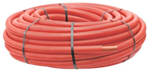 Tube PER PEX A Gainé Rouge ø12 200m - FIXOCONNECT