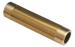 Tube De Rinçage Laiton Double Mâle 110 Mm Pour Compteur D'eau