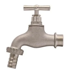 Robinet D'arrosage Avec Raccord Au Nez 15/21- 15/21 Nickelé - PRONORM