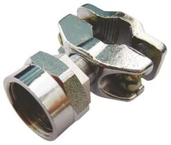 Prise D'alimentation Laiton Chromé Auto-perceur