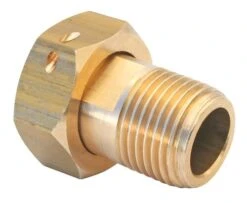 Raccord 2 Pièces Laiton Pour Compteur M15/21 écrou 20/27