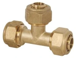 Té à Compression PER ø12 - FIXOCONNECT