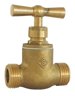 Robinet D'arrĂȘt Ă Visser Double MĂąle 20/27 Sans Ă©paulement