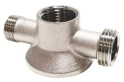 Applique De Piquage MAL Laiton Nickelé