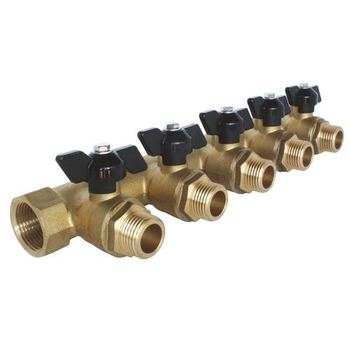 Collecteur Mini-vannes 5 Départs à Portée Plate MF20/27 - FIXOCONNECT – Image 2