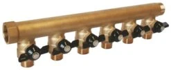 Collecteur Mini-vannes 6 Départs à Portée Plate MF26/34 - FIXOCONNECT