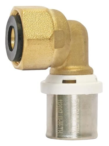 Coude écrou Tournant à Sertir Multicouche ø20-20/27 - FIXOMULTIX