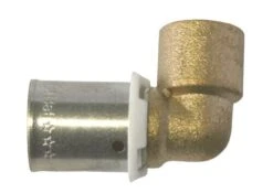 Coude à Souder Sur Tube Cuivre 12 Et à Sertir PER12 - FIXOCONNECT