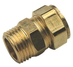 Raccord Droit Mâle Et Bicône Laiton Pour Tube Cuivre ø18-20/27