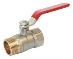 Vanne à Sphère Mâle Femelle 33/42 V370 - Manette Plate