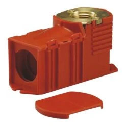 Boite D'encastrement Rouge Simple 3/4EK - FIXOCONNECT