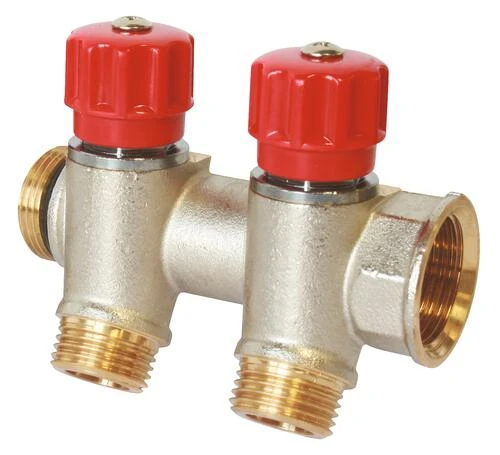 Collecteur Avec Vannes 2 Départs EASY LOCK Départ 3/4EK Arrivé 20/27 - FIXOCONNECT