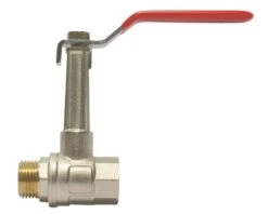 Vanne à Sphère à Rehausse Mâle Femelle 15/21 V490 - Manette Plate - PRONORM