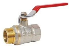 Vanne à Sphère Mâle Femelle 20/27 - Manette Plate