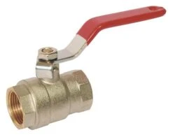 Vanne à Sphère Double Femelle 26/34 V490 - Manette Plate - PRONORM