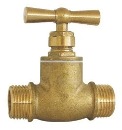 Robinet D'arrêt Laiton 26/34 - Double Mâle à épaulement