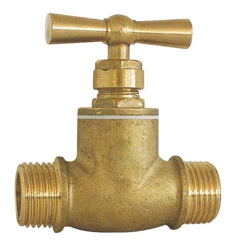 Robinet D'arrêt Laiton 26/34 - Double Mâle à épaulement