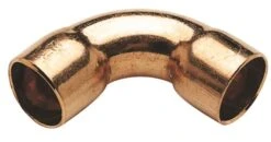 Coude 90° Grand Rayon à Souder Double Femelle ø20 - 2A CU
