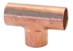 Té égal Triple Femelle Cuivre à Souder ø36 - 130 CU