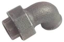Coude Union Conique Fonte Noire Double Femelle N° 96