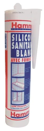 Mastic Silicone Blanc Acetique - HAMMEL