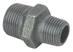 Mamelon Réduit Fonte Noire Double Mâle N° 245