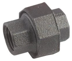 Raccord Union Conique Fonte Noire Double Femelle N° 340