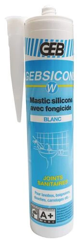 Mastic Silicone Blanc GEBSICONE W - GEB