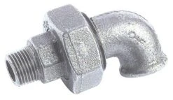 Coude Union Conique égal Fonte Galvanisée Mâle Femelle N° 98