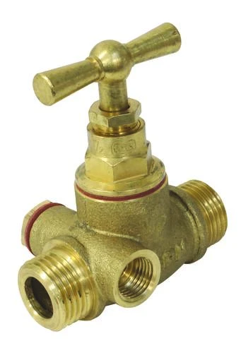 Robinet D'arrêt Laiton à Purge MM15/21 à épaulement