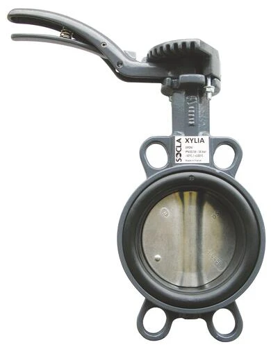 Vanne Papillon Inox Ă Oreilles De Centrage DN125 Xylia FGL Cadenassable - SOCLA