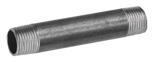 Bobine Acier Noir Double Mâle à Visser 50/60 - 100mm