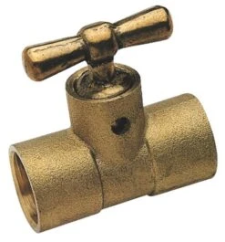 Té Droit à Purge Laiton à Souder ø14 - 130