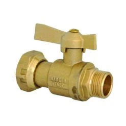 Robinet D'arrêt Compteur Laiton à Boisseau Sphérique Mâle - Modèle Long