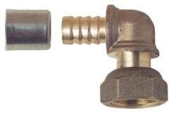 Coude à écrou Tournant à Sertir PER ø12-12/17 - FIXOCONNECT