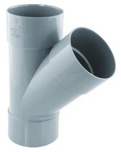 Culotte PVC 45° Triple Femelle ø80