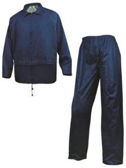 Ensemble De Pluie En Polyester Enduit PVC Taille XXL