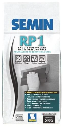 Enduit Polyvalent En Poudre RP1 - SEMIN