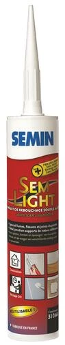 Enduit De Rebouchage Et Lissage En Pâte Sem-Llight 310 Ml - SEMIN