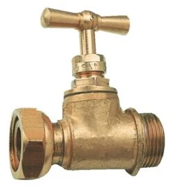 Robinet D'arrêt Compteur Droit Femelle 20/27 Avec Tête à Potence