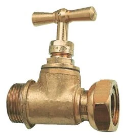 Robinet D'arrêt Compteur Droit Mâle 15/21 Avec Tête à Potence