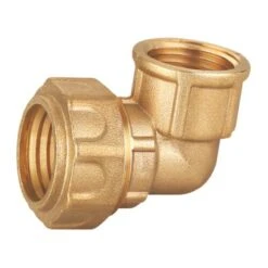 Coude Femelle Laiton Pour Tube PE ø25-20/27