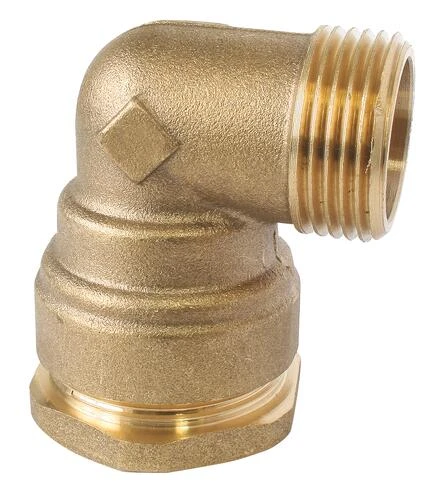 Coude Laiton Mâle Pour Tube PE ø63-50/60 - PRONORM