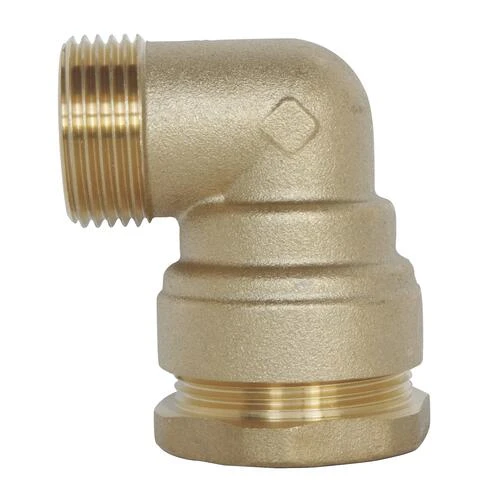 Coude Laiton Mâle Pour Tube PE ø63-50/60 - PRONORM – Image 2